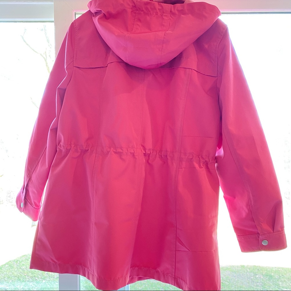 Talbots Raspberry Raincoat Xl - image 5
